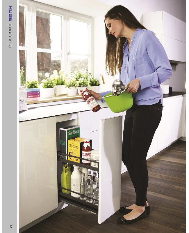 Giá gia vị inox304 mờ nan dẹt (H-GV1325)