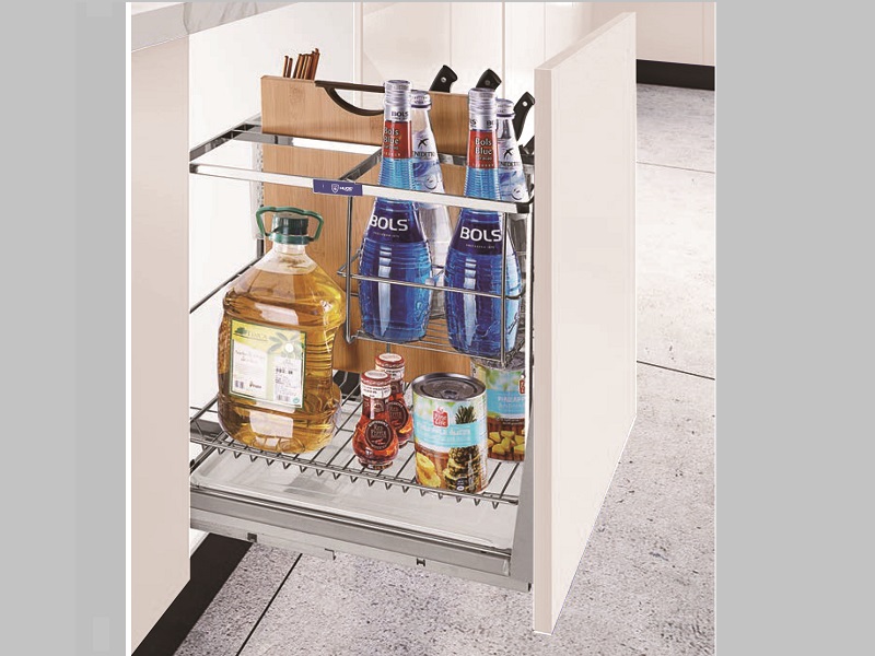 Giá dao thớt inox304 mờ nan dẹt (H-DT1340)