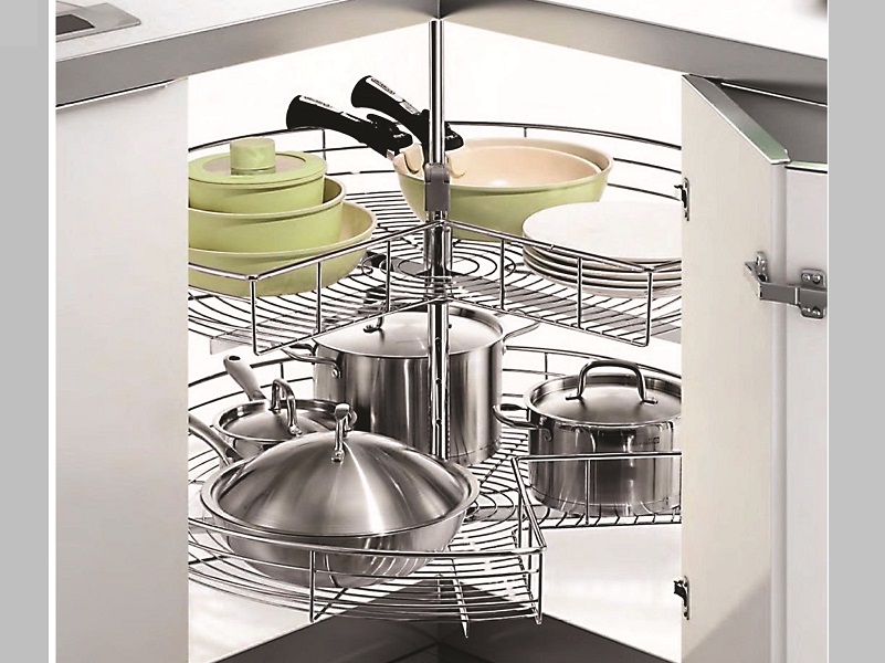 Mâm xoay góc 3/4 inox bóng (H-MC1127)