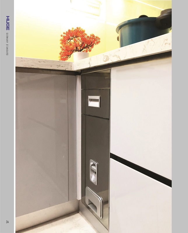 Thùng gạo mặt gương sáng (H-GG300)