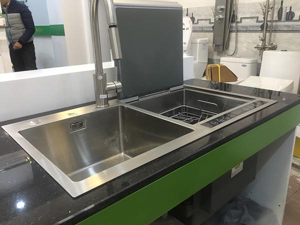 Chậu rửa bát kết hợp máy rửa bát Moonoah MN-MRB8650