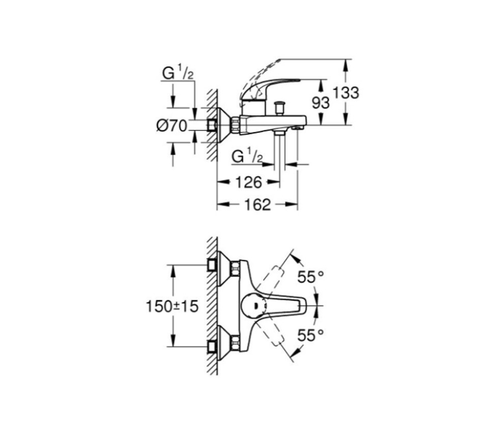 Sen tắm nóng lạnh GROHE 23599000