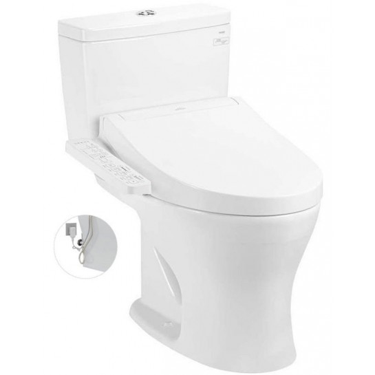 Bồn Cầu Hai Khối TOTO CS735DW16 Kèm Nắp Rửa Điện Tử Washlet Dòng C2