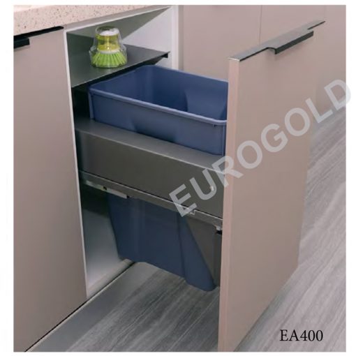 Thùng rác âm tủ giảm chấn cao cấp EUROGOLD EA400