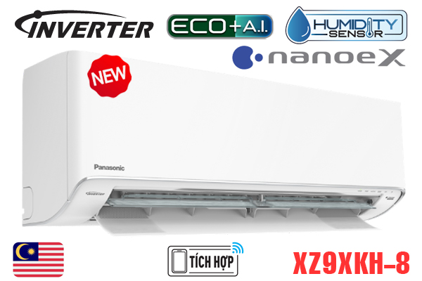 Máy lạnh Panasonic Inverter 1 HP CU/CS-XZ9XKH-8