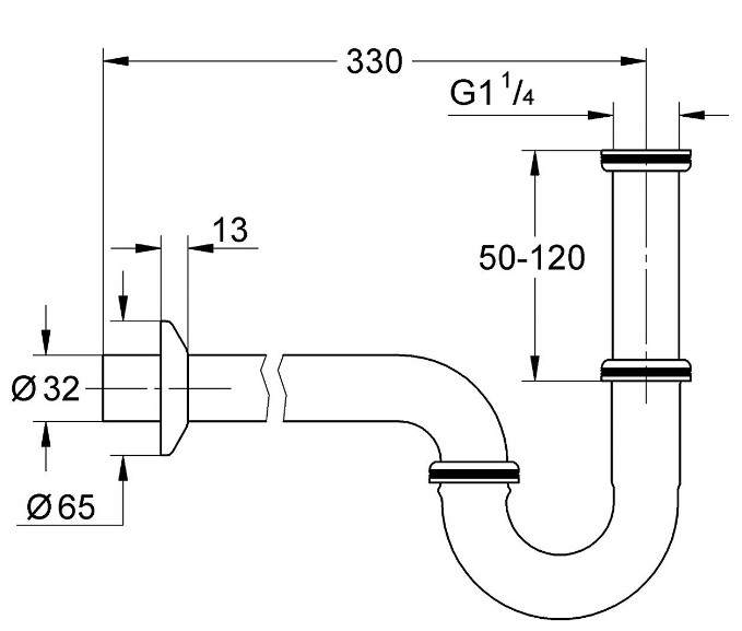 Co P Thoát Nước Lavabo Grohe 28961000
