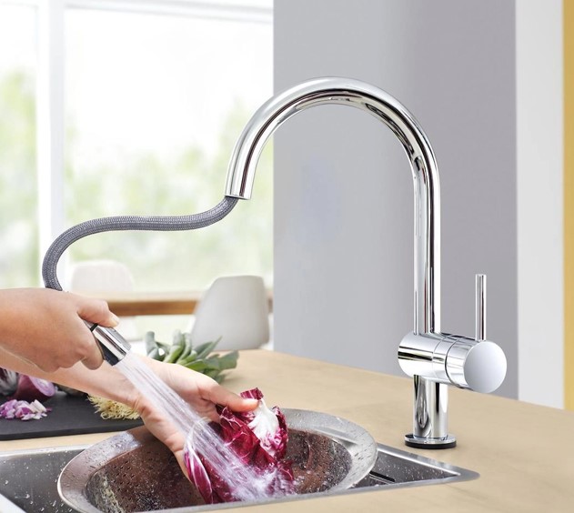 Vòi rửa bát GROHE 31358002 nóng lạnh