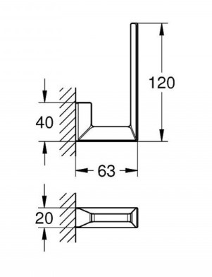 Lô giấy vệ sinh GROHE 40784000