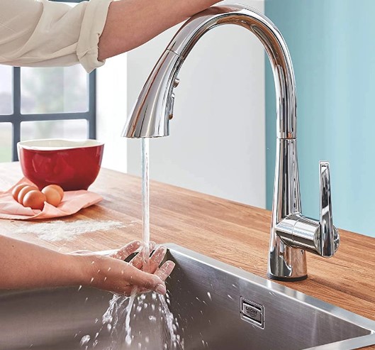 Vòi rửa bát GROHE 30219002 nóng lạnh