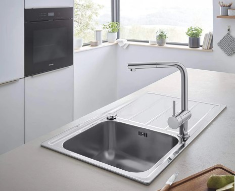 Vòi Bếp Grohe Minta 32168000 Dây Rút