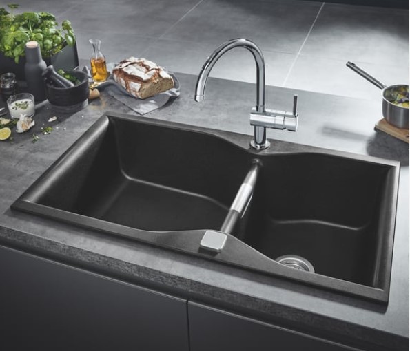 Chậu Rửa Bát 2 Hố Nhập Khẩu Đức Grohe 31658AP0