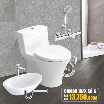 Combo thiết bị vệ sinh Inax số 6