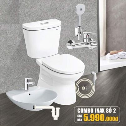 Combo thiết bị vệ sinh Inax số 2