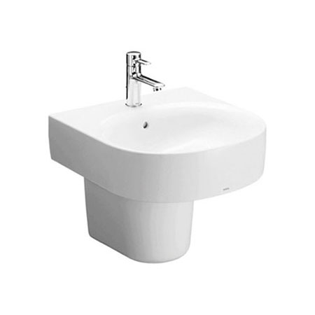 Chậu Lavabo TOTO LHT766CR Treo Tường Chân Ngắn