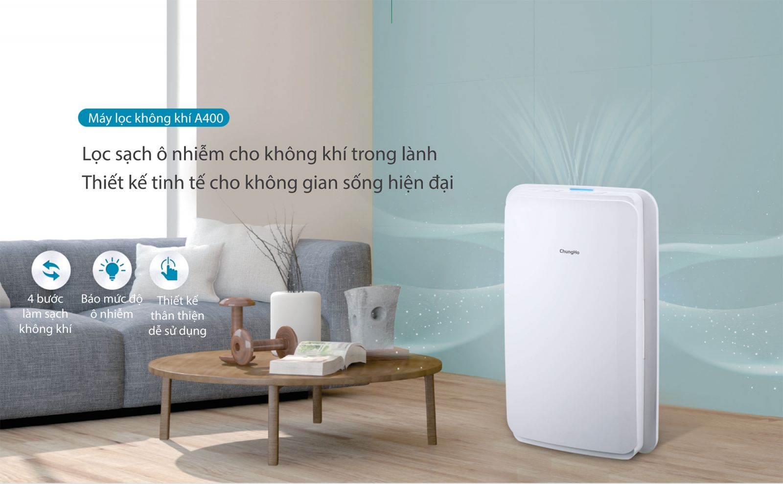 Máy lọc không khí Chungho Iguassu A400 GAP-10H4030