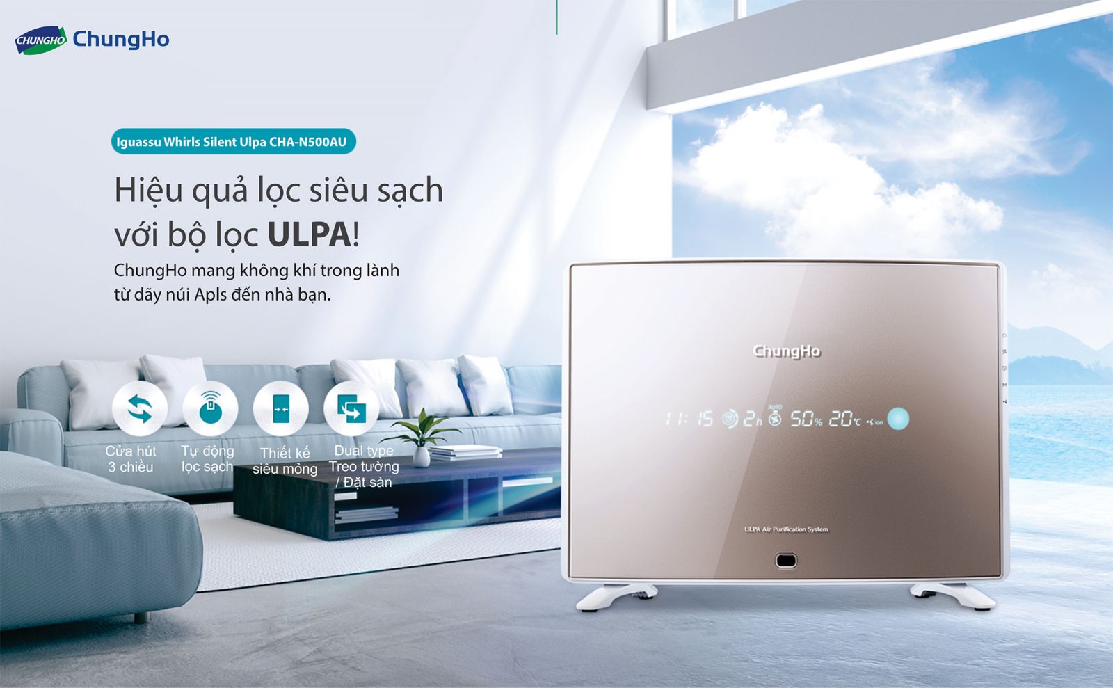 Máy lọc không khí Chungho CHA-N500AU