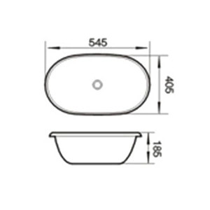 Chậu rửa mặt lavabo Moonoah MN-D413