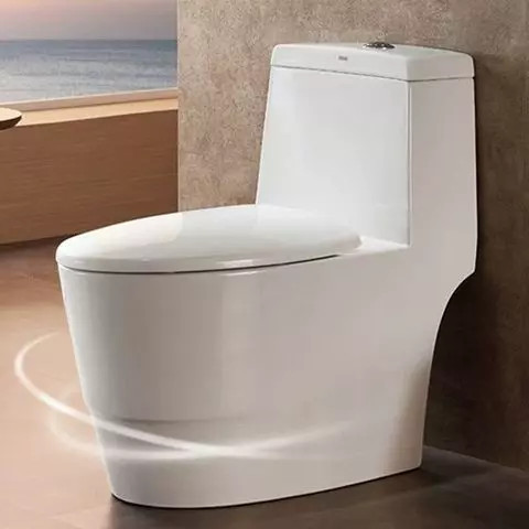 Bồn cầu liền khối men nano kháng khuẩn foxis Moonoah FX-1307P