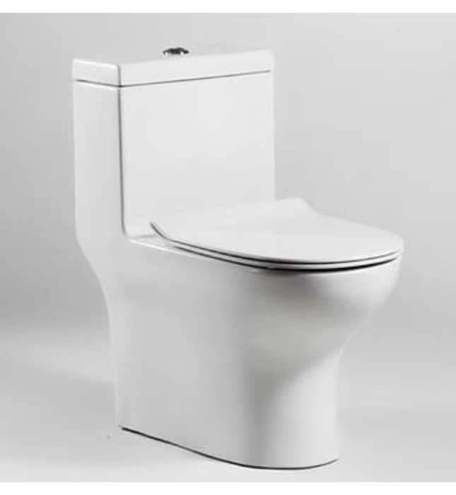 Bồn cầu 1 khối nắp êm BRAVAT C21165XUW-3