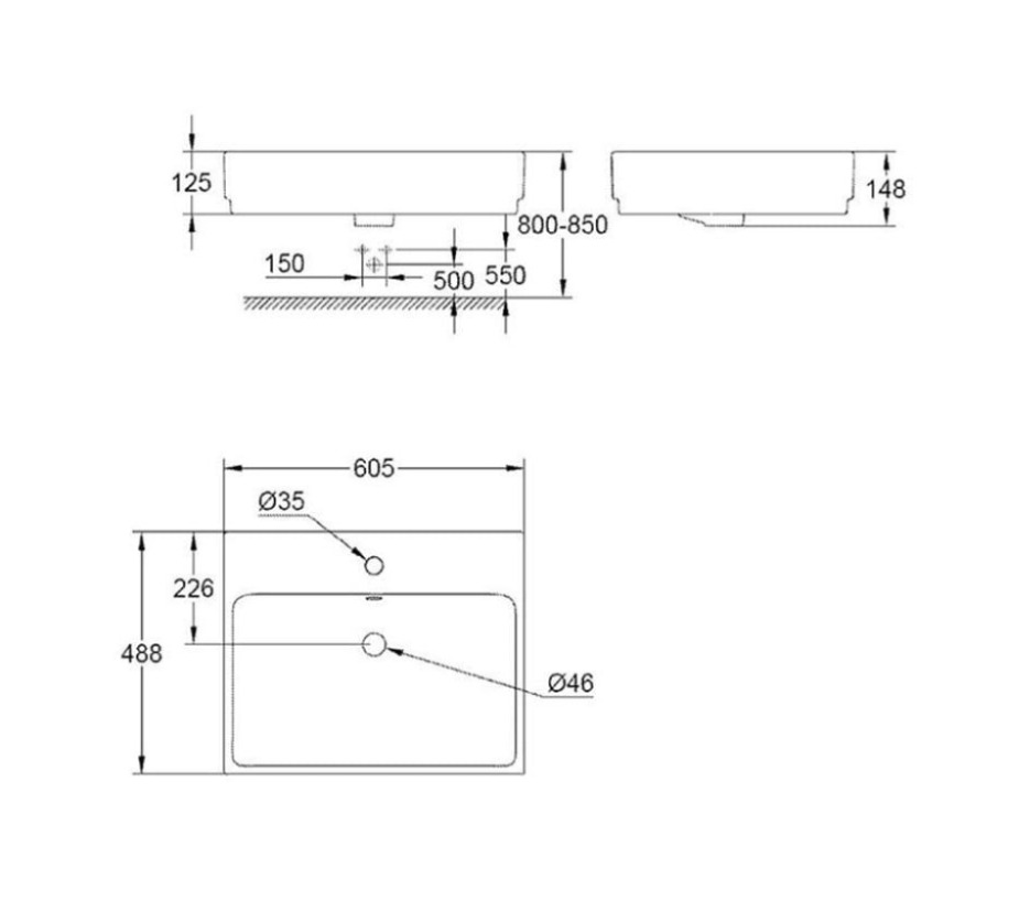 Lavabo đặt bàn GROHE 39234000