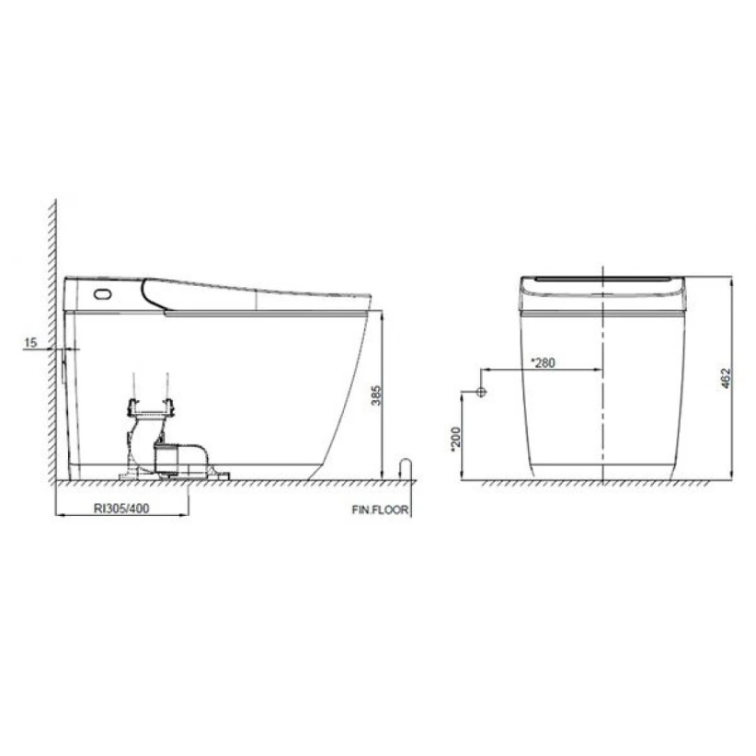 Bồn Cầu Thông Minh Grohe Igina 5000 36543SH0