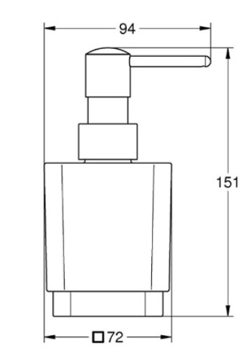 Hộp đựng nước xà phòng GROHE 40805000