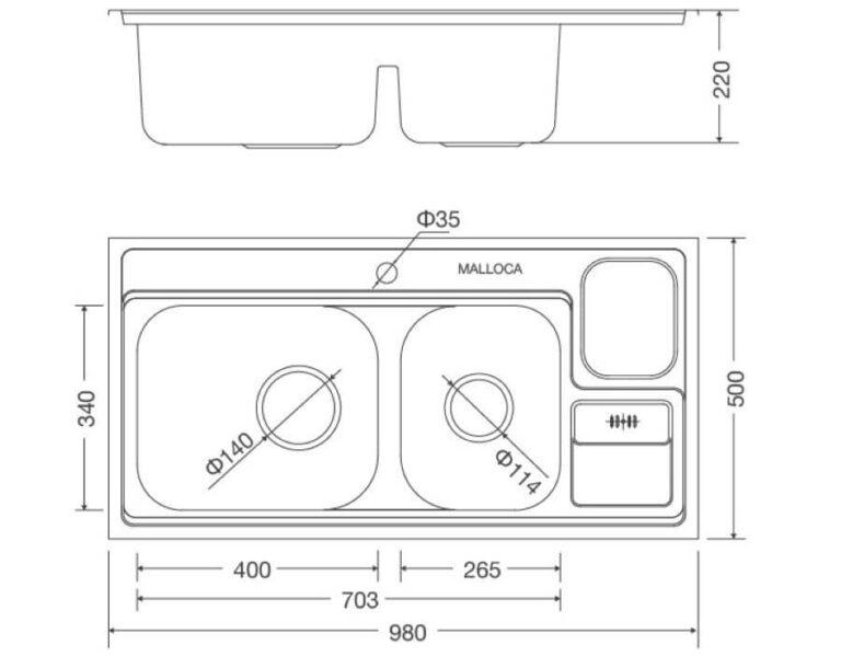 CHẬU MALLOCA MS 8809 N