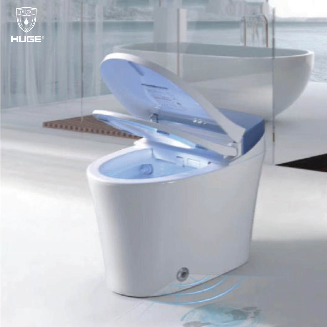 Bồn cầu thông minh toàn phần Huge H-BS002
