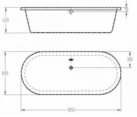 Bồn Tắm Grohe 39151000 Eurobath Xây 1.8M