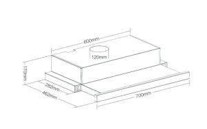 MÁY HÚT MÙI ÂM TỦ VINGER VG-117E