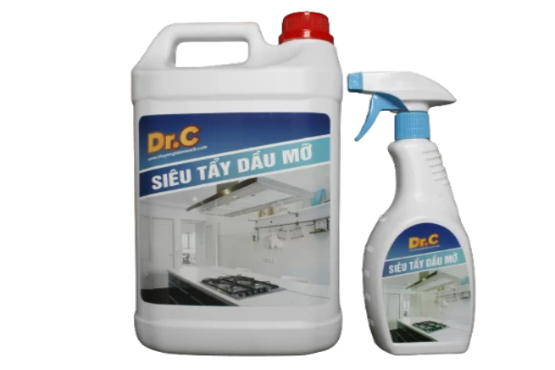 Siêu Tẩy Dầu Mỡ 5L - TẨY DẦU MỠ TRÊN LƯỚI LỌC MÁY HÚT MÙI, KIỀNG BẾP GA, BẾP TỪ ...