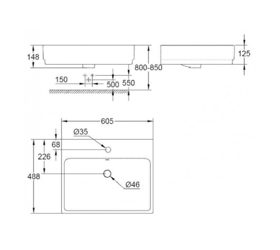 Lavabo treo tường GROHE 39231000