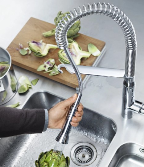 Vòi Bếp Grohe K7 32950000 Nóng Lạnh Rút Dây