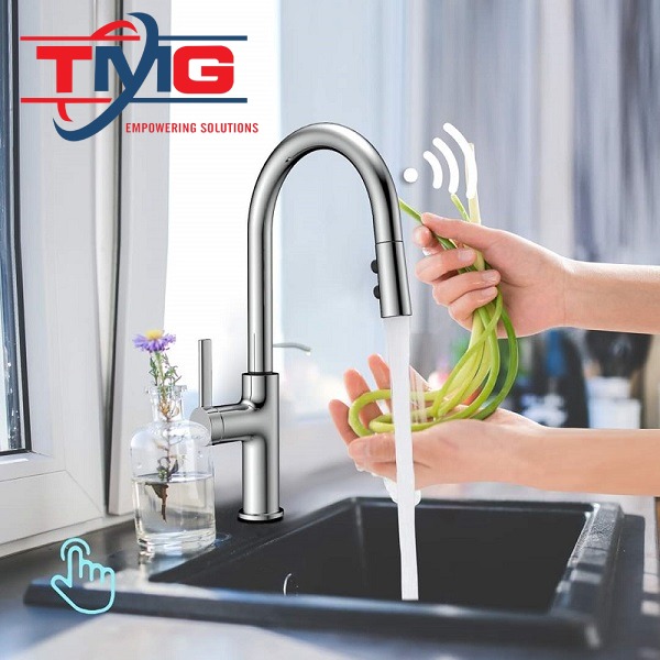 VÒI BẾP NÓNG LẠNH CẢM BIẾN HUGE (H-V6811PS)