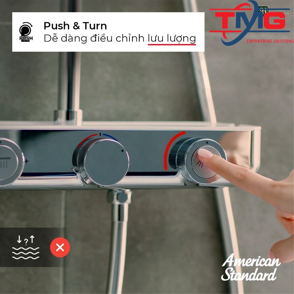 Sen cây tắm cảm biến nhiệt độ American Standard WF-4956