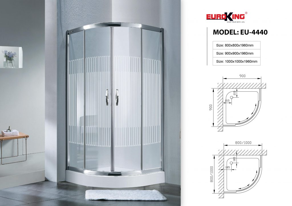 Phòng tắm vách kính Euroking EU-4440