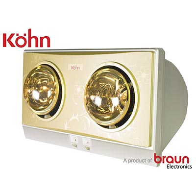Đèn sưởi nhà tắm Braun Kohn KP02G không điều khiển