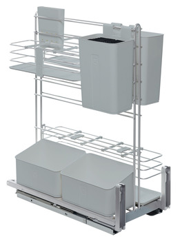 Giá dao thớt Kessebohmer Hafele 300mm màu đen 545.13.961