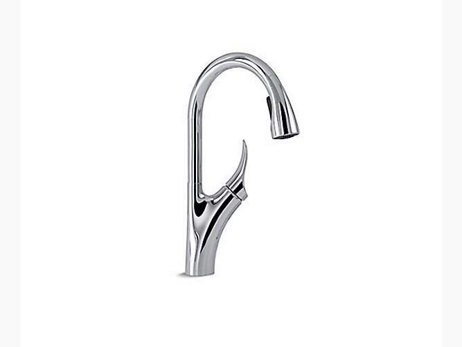 VÒI BẾP CẢM BIẾN VỚI ĐẦU VÒI KIỂU DÂY RÚT K-32323T-4-CP