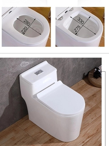 Bồn cầu liền khối men nano kháng khuẩn Moonoah MN-1216