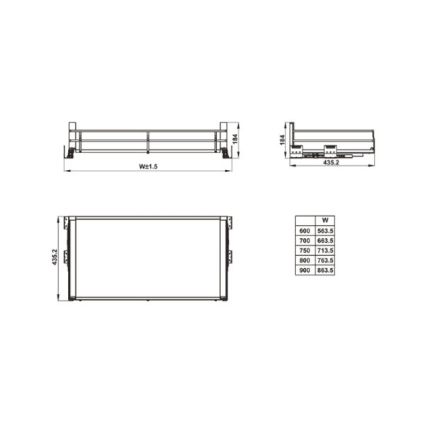 GIÁ XOONG NỒI HAFELE KOSMO P 900MM 549.08.868