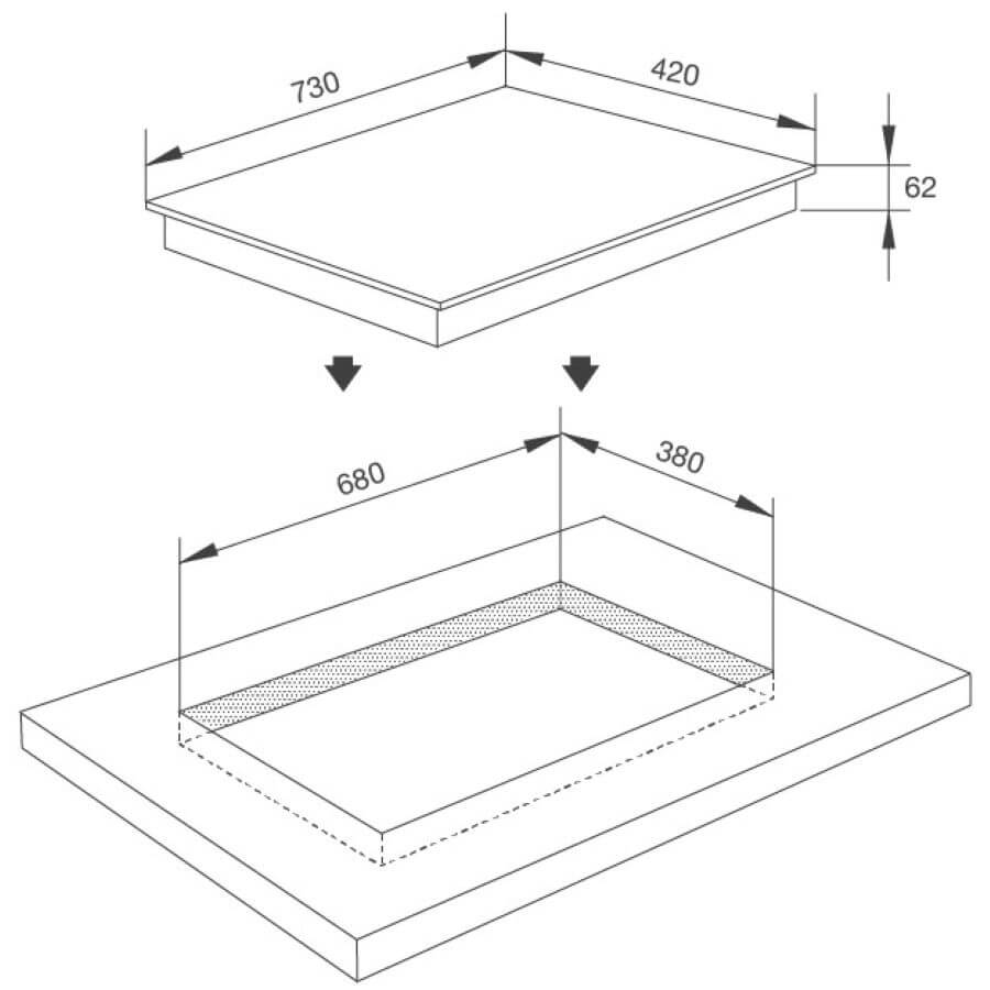 BẾP MALLOCA MH-732 IRN