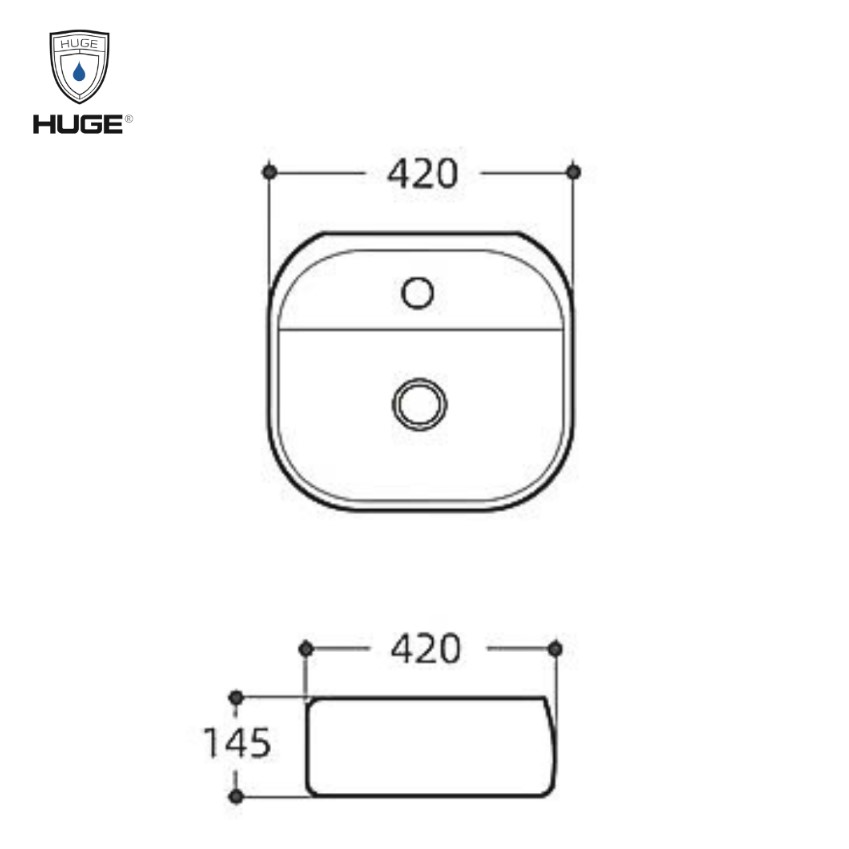 LAVABO ĐẶT BÀN HUGE H-LK2420