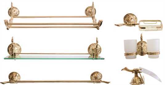 Bộ Phụ Kiện Đồng Mạ Vàng Cao Cấp TP - 6110S