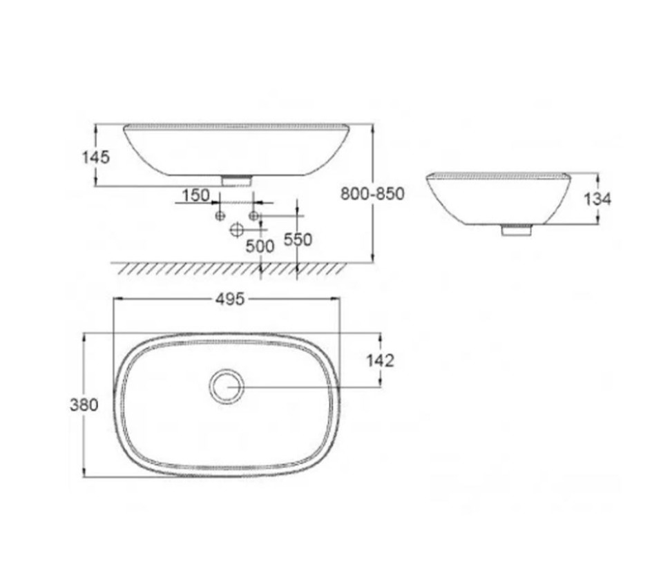 Lavabo đặt bàn GROHE 39216000