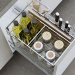 Giá dao thớt nan dẹt inox mờ- Hệ dẫn hướng chống rung EUROGOLD EP20