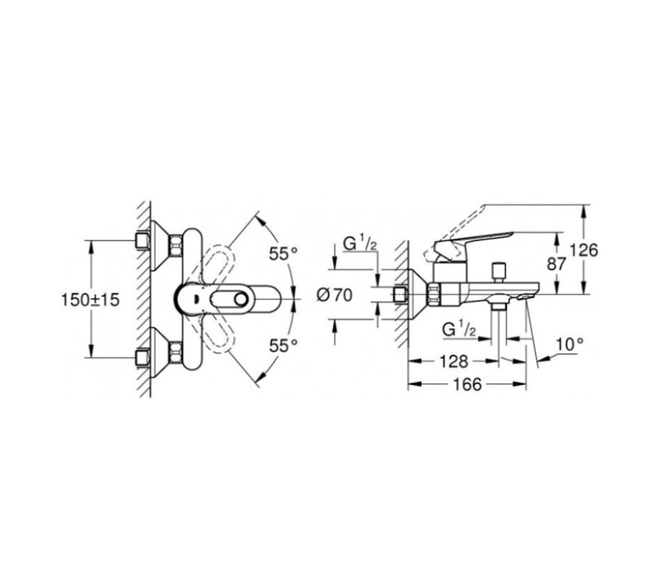 Sen tắm nóng lạnh GROHE 23603000