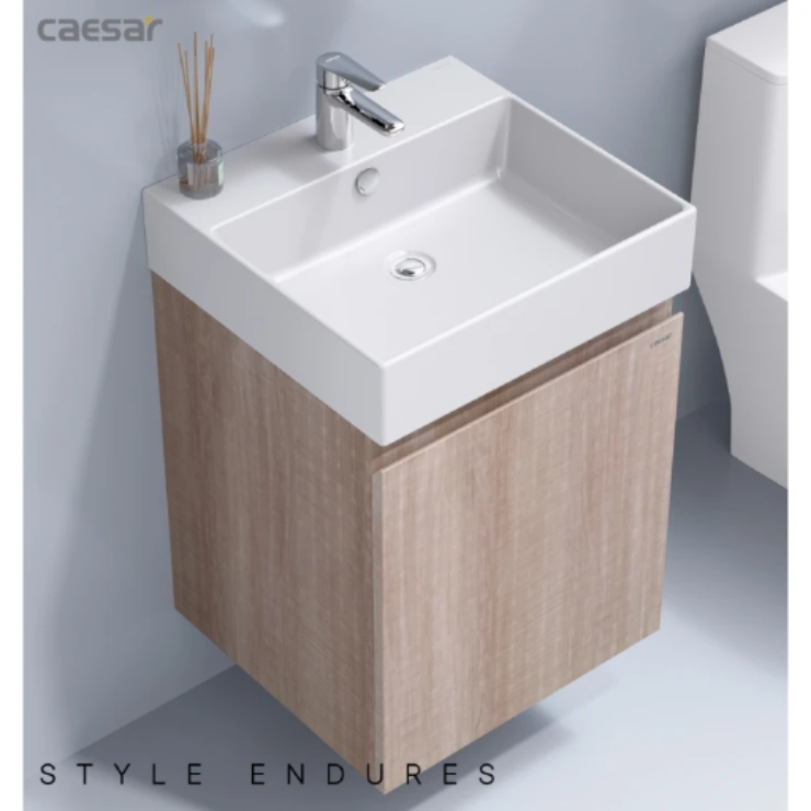 Bộ Tủ Lavabo Caesar LF5263/EH05263AW7V Treo Tường 480x450 mm