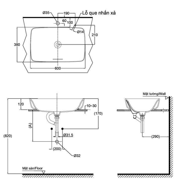 Chậu Lavabo GALALATO TOTO PJS06WEMW