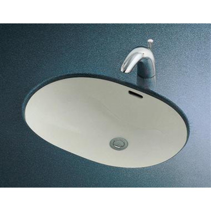 Chậu Lavabo TOTO LT546XW Âm Bàn Oval